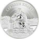 Monnaie CHINGGIS KHAAN 1 Oz Argent 500 Togrog Mongolia 2026