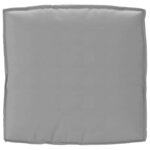 vidaXL Coussin pour assise de palette Gris 80 x 80 x 12 cm
