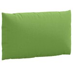 vidaXL Coussins de palette lot de 3 vert mélangé tissu