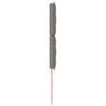 vidaXL Cabeçalho LED Design Lignes Taupe 80 cm Tissu