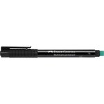 Marqueur permanent Faber-Castell Multimark - Largeur de trait 0 6 mm - Gomme intégrée - Résistant à la lumière et à l'eau - Couleur Noir