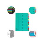 Trieur Harmonika fenêtres imprimées sans élastique Nature Future carte lustrée 24 c... EXACOMPTA