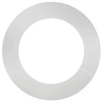 vidaXL adapté pour anneau d'arbre plat Argent Ø60 / 90 cm