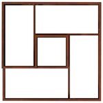 vidaXL Cache-pot de jardin Marron 80 x 80 x 50 cm Acier patiné