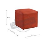 Pouf tabouret extérieur cub 43 cm