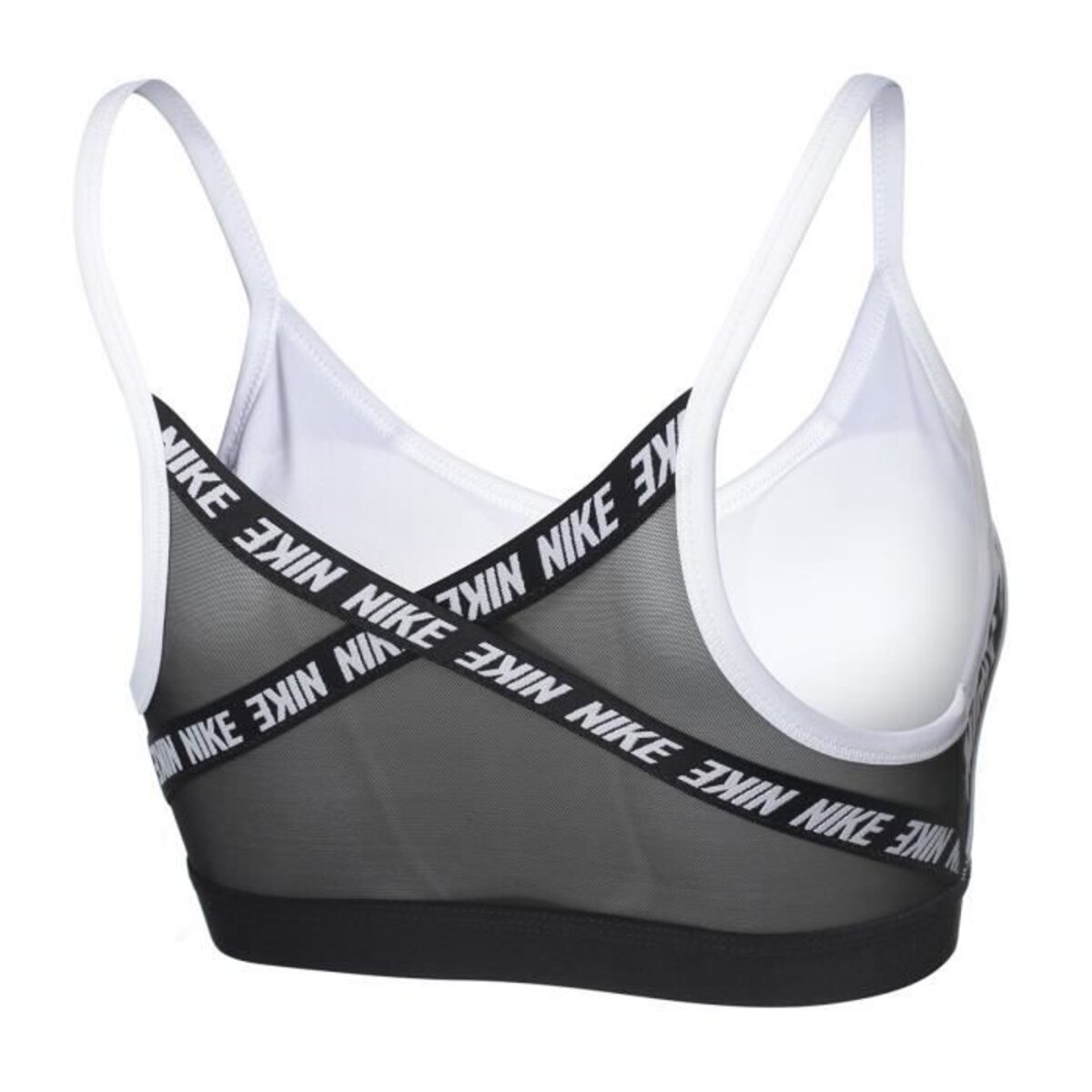 NIKE Brassiere sport Fitness INDY LOGO - Femme - Blanc - La Poste