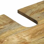 vidaXL Ensemble de mobilier de salle de bain avec tiroir 3 Pièces Marron