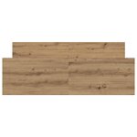 vidaXL Cadre de lit sans matelas chêne artisanal 150x200 cm