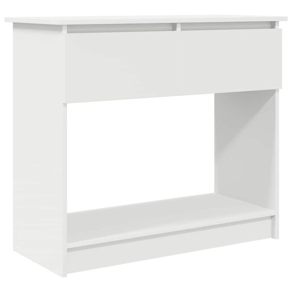 vidaXL Table console avec tiroirs blanc 85 5x38 5x74 5 cm