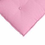 vidaXL Coussin de Dos Rose 200 x 19 x 50 cm tissu