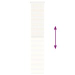 vidaXL Store zèbre beige marbré largeur du tissu 45 9 cm polyester
