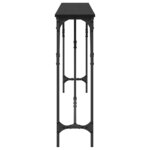 vidaXL Table console Chêne noir 180 x 23 x 75 cm