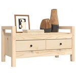 vidaXL Banc d'entrée 80x40x43 cm Bois de pin massif