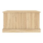 vidaXL Coffre de rangement Chêne Sonoma 70 x 40 x 38 cm Bois d'ingénierie