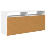 vidaXL Basboard avec tiroir Blanc 102 x 32 x 48 5 cm