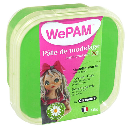 Porcelaine froide à modeler WePam 145 g Vert