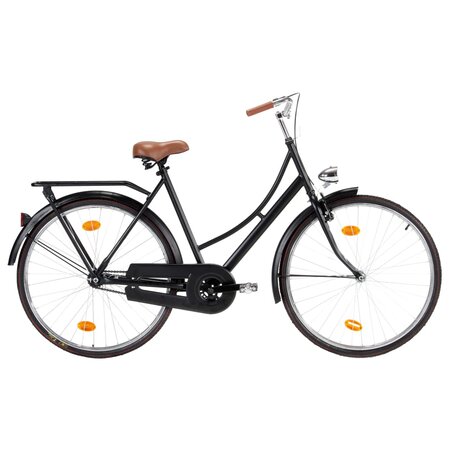 vidaXL Vélo hollandais à roue de 28 pouces 57 cm pour femmes