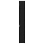 Cabinet Slim vidaXL Chêne noir 30x42.5x225 cm Bois d'ingénierie