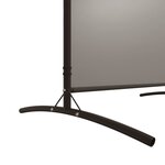 vidaXL Cloison de séparation 4 panneaux Anthracite 346x180 cm Tissu