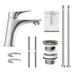 SCHÜTTE Mitigeur de lavabo BOSTON chrome