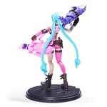 League of legends - figurine 10 cm jinx officielle - 6062258 - avec 12 points d'articulation & accessoires - jouet collection