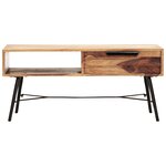 vidaXL Table basse 88x55x40 cm Bois massif