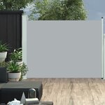 vidaXL Auvent latéral rétractable de patio 170x500 cm Gris