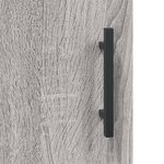vidaXL Buffet sonoma gris 69 5x34x90 cm bois d'ingénierie