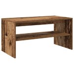 vidaXL Meuble TV vieux bois 80x40x40 cm bois d'ingénierie