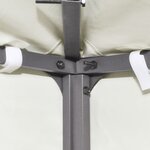 vidaXL Recouvrement de remplacement d'auvent 310 g/m² Blanc crème 3x4m