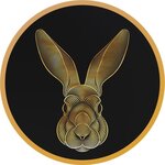 Pièce de monnaie en Argent 200 Francs g 1 Millésime 2023 Lunar Rabbit LUNAR RABBIT V1