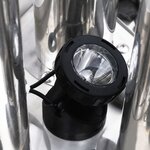 vidaXL Fontaine de jardin Argenté 48x34x123 cm Acier inoxydable