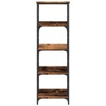 vidaXL Bibliothèque vieux bois 50x33x153 cm bois d'ingénierie