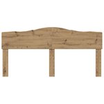 vidaXL Tête de lit Chêne artisanal 200 cm Bois d'ingénierie