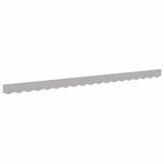 vidaXL Bande de auvent Gris clair 3.8 x 0.2 m Toile