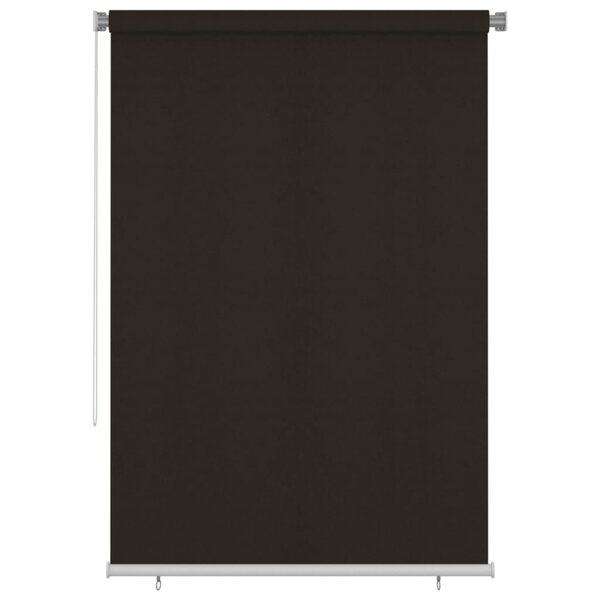 vidaXL Store roulant d'extérieur 160x230 cm Marron PEHD