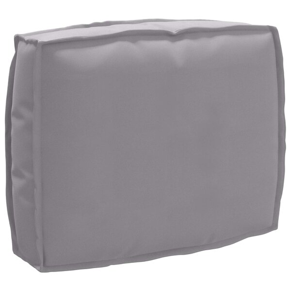 vidaXL Coussin Gris 50 x 40 x 12 cm Tissu Oxford