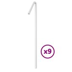 vidaXL Guirlande de sapin de Noël 320 LED colorées 375 cm