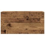 vidaXL Armoire murale de bain vieux bois 80x25x40 cm bois d'ingénierie