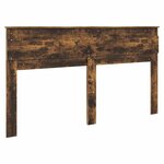 vidaXL Tête de lit Chêne fumé 200 cm Bois d'ingénierie