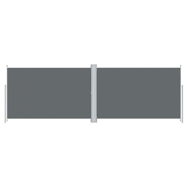 vidaXL Auvent latéral rétractable Anthracite 220x600 cm