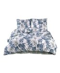 Parure de lit verte TROPICAL 260 x 240 cm