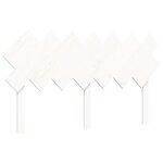 vidaXL Cadre de lit sans matelas blanc 140x200 cm bois de pin massif