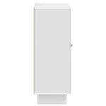 vidaXL Buffet Blanc brillant 66 x 34 5 x 90 cm Bois d'ingénierie
