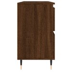 vidaXL Armoire salle de bain chêne marron 80x33x60cm bois d'ingénierie