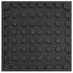 vidaXL Dalles de Protection Anti-Chute 12 Pièces Noir 50 x 50 cm