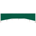vidaXL Paravent 6 panneaux Tissu 800 x 120 cm Vert