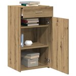 vidaXL Buffet chêne artisanal 50 x 42 5 x 93 cm Bois d'ingénierie