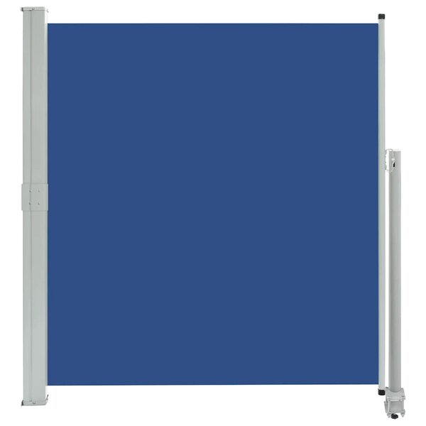 vidaXL Auvent latéral rétractable de patio 140 x 300 cm Bleu