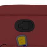 vidaXL Fauteuil de massage inclinable Rouge bordeaux Similicuir